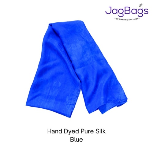 JagBag Long Silk Scarf - Blue